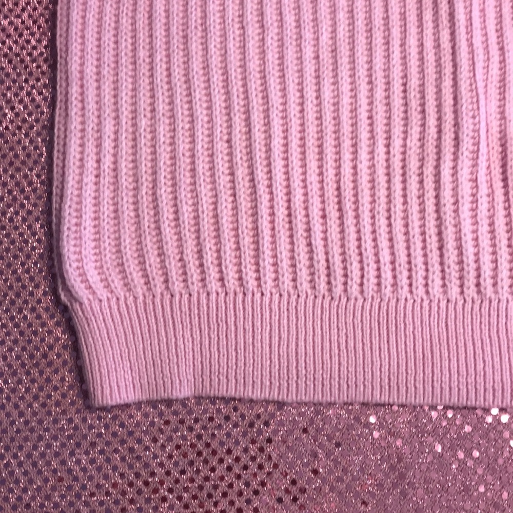 SOLD Caslon Pink Cuffed Sleeve Sweater Small - Picture 5 of 8